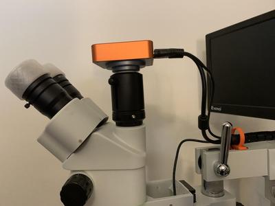 Cable Guide for Amscope Microscope