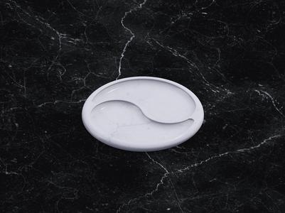 Yin Yang Zen Garden Plate