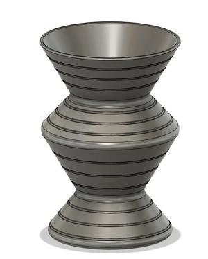 ZigZag vase Filet Rib Smove