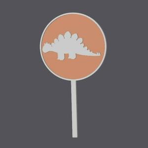 CUPCake Topper - Dinosaur2