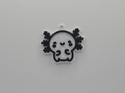 Cute Axolotl Keychain