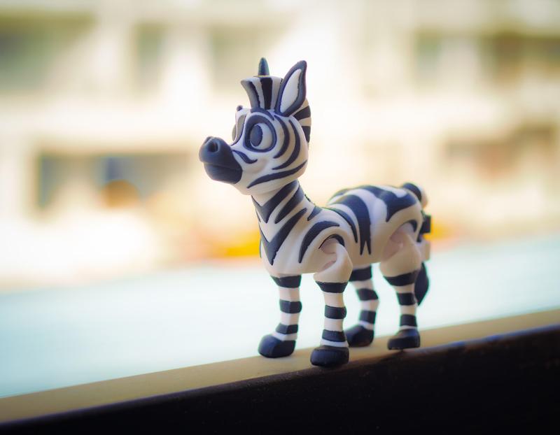 Adorable Flexi Zebra 3MF File Included