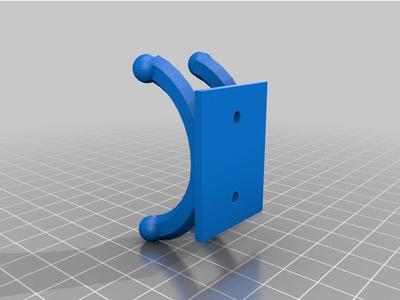 Runner guide / clip for sliding wardrobe doors