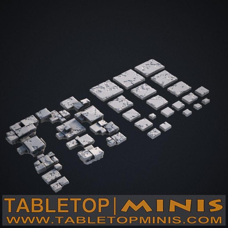 Broken Tile Bases Extra Tiles