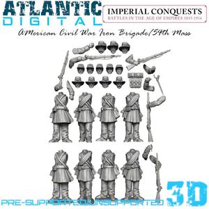 American Civil War Iron Brigade/ 54th Mass