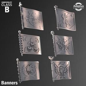 Banners - Design Option 1. Imperial Guard. Compatibility Class B.