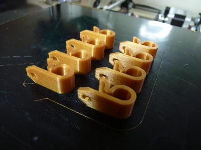 Small wire clip for LACK table enclosure
