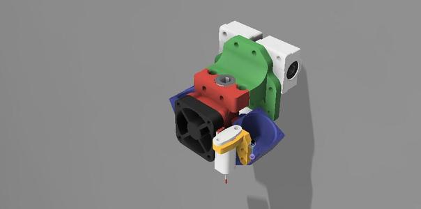 Prusa I3 E3D v6 x-axis carriage v2