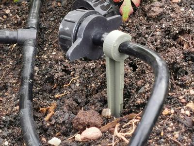 Spare peg for garden irrigation - e.g. Gardena pipe compatible