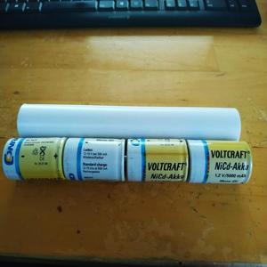 D-Cell to 18650 battery adapter