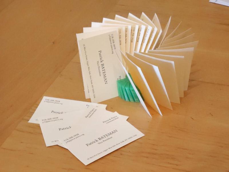 Tornado Business Card Holder