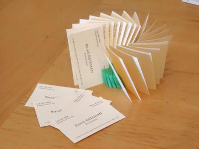 Tornado Business Card Holder