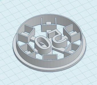 Poker Chips Cookie Cutters