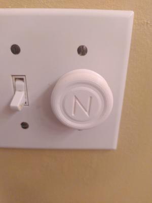Round Light Knob
