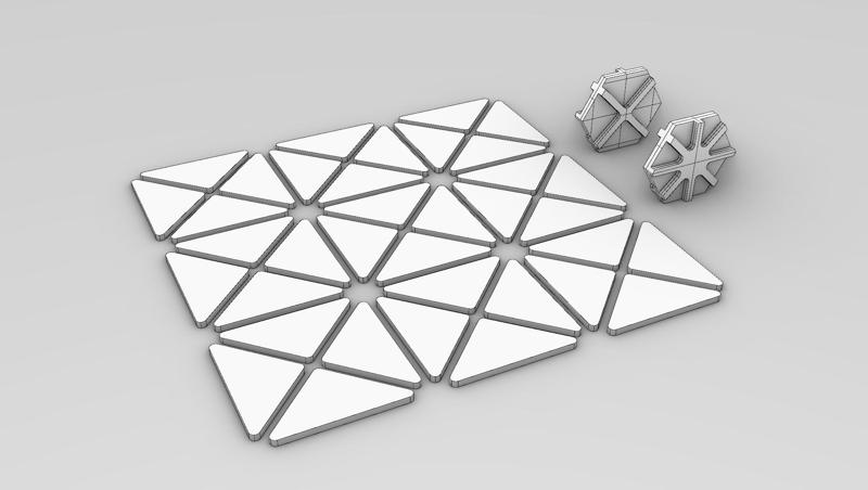 Triangle Pattern Plates