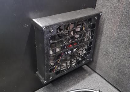 120mm fan mount enclosure
