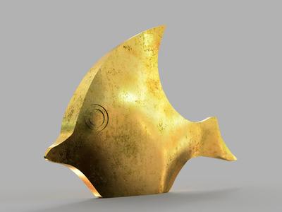 Bronze Stylized Fish