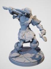 Half Orc Barbarian