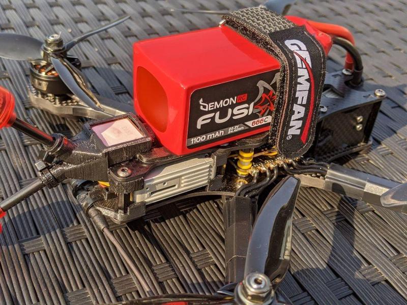 DJI, GPS and Immortal-T mount for ImpulseRC Apex HD