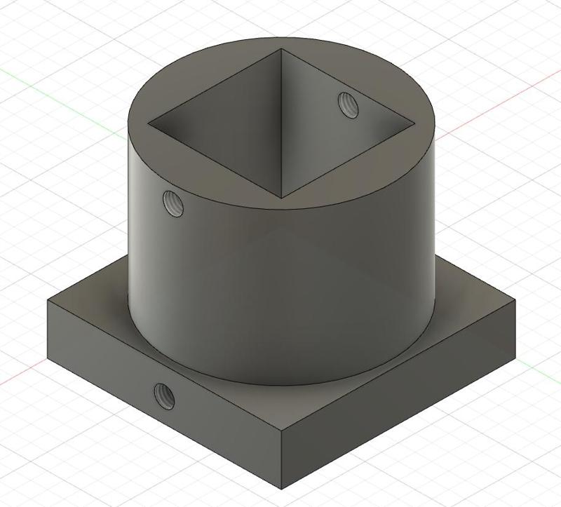 Support / holder laser 40mm for 65mm clamp cnc