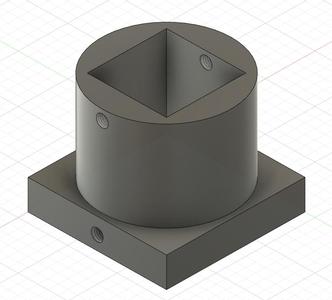 Support / holder laser 40mm for 65mm clamp cnc
