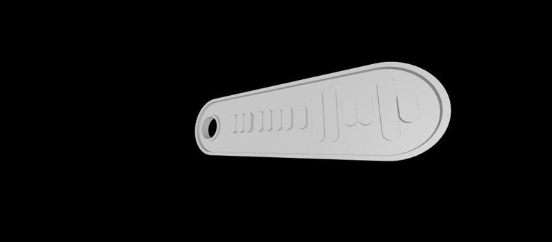 Morse Code Keychain