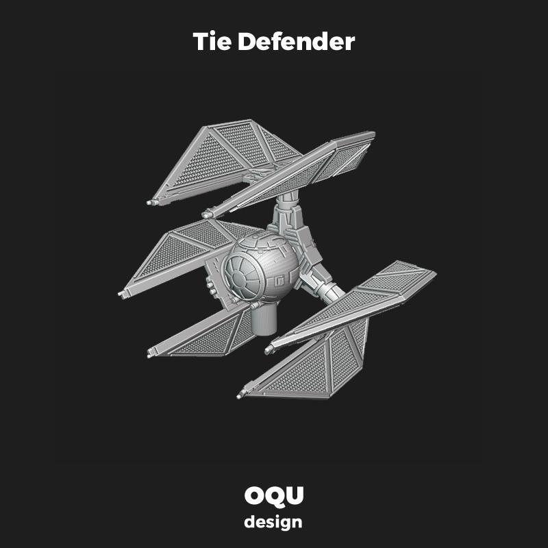 Star Wars Tie Defender (X-Wing compatible)