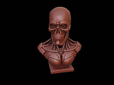 T-1000 Terminator Bust