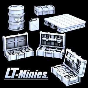 Miscellaneous Wargame Items – Sci-Fi 3D Model Pack