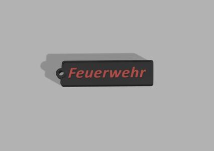 Feuerwehr Schlüsselanhänger