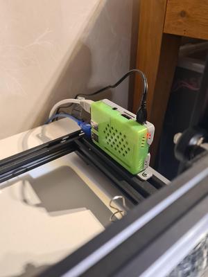 Snap fit Raspberry Pi 3 Model B+ case with Mounting Ears