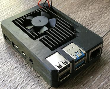 Raspberry Pi 4 Model B Top Case for GeeekPi Large Heatsink and Fan