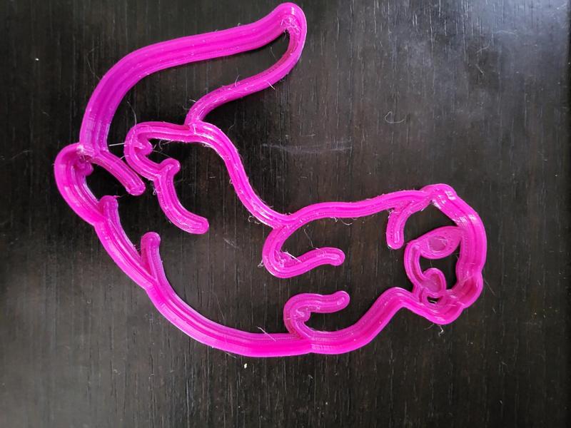 Otter cookie cutter