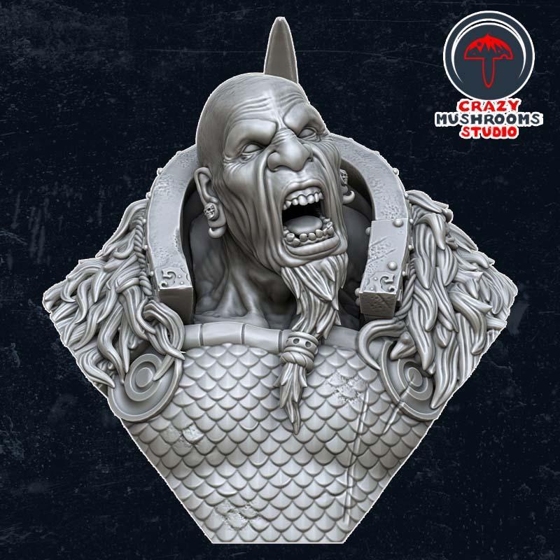 Giant bust