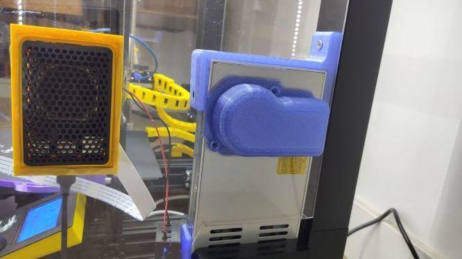 Fan 50mm Silencer Ender 3 Pro sucking from back