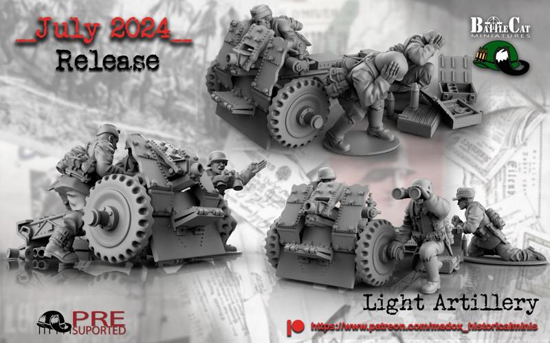 WWII German Luftwaffe light artillery
