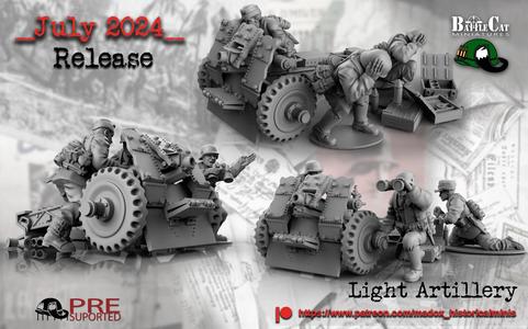 WWII German Luftwaffe light artillery