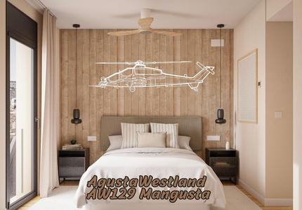 AgustaWestland AW129 Mangusta WALL ART