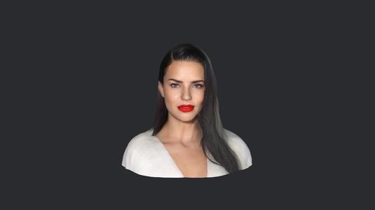 Adriana Lima-bust/head/face ready for 3d printing
