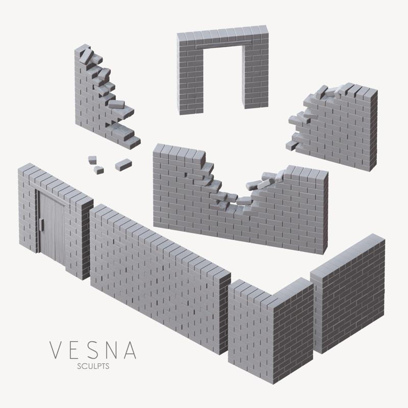 VICTORIAN CITY - BRICK WALLS