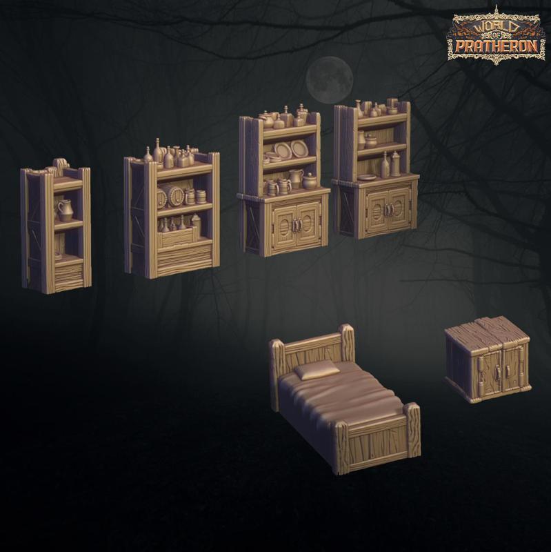 The Creepy Village - Interior Furniture