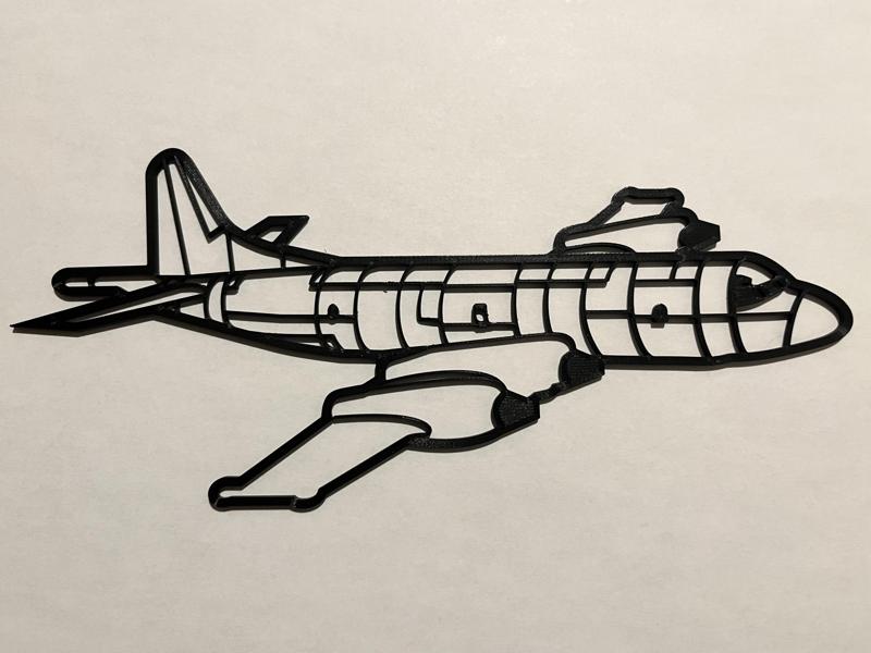 CP-140 Aurora / P-3 Orion Plane Geometric Art