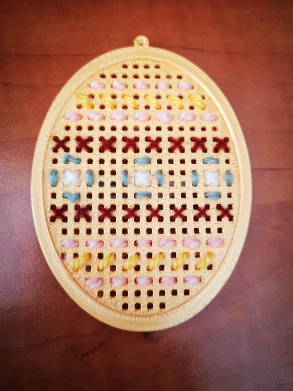 cross stitch easter egg