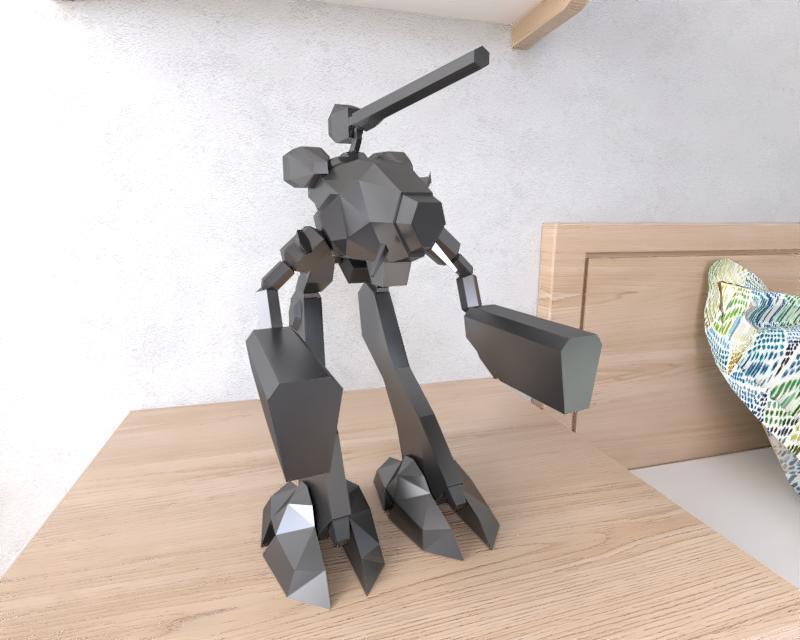 Officer Pod Lowpoly