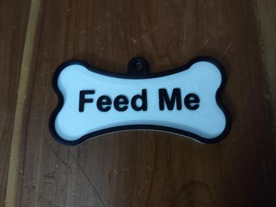Dog tag: Feed Me