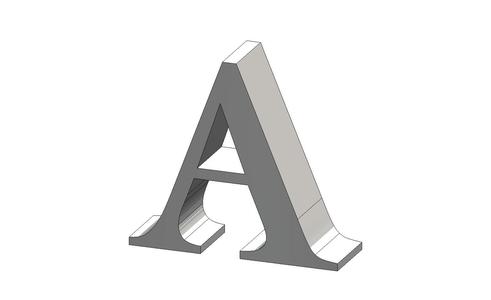 A Baskerville Old Face Font Letter