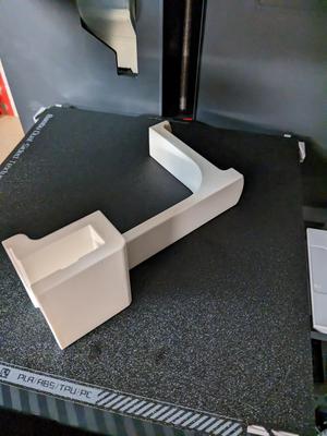 No Logo No bolt / Easy mount / Upper spool holder for bambulab P1P