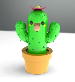Kawaii Cactus 01
