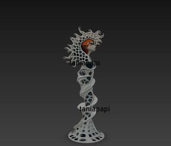 Alien statue - 10cm