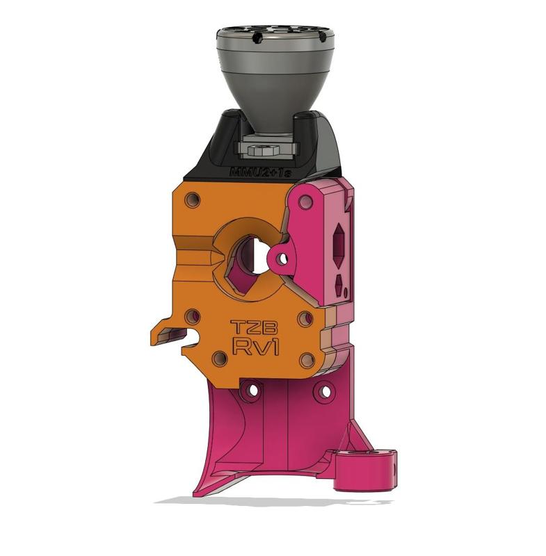 TZB Ryper "Rv1" version MK3s+ for MMU2s or MMU2+1s